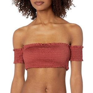 BILLABONG Sol Searcher Smocked Off The Shoulder